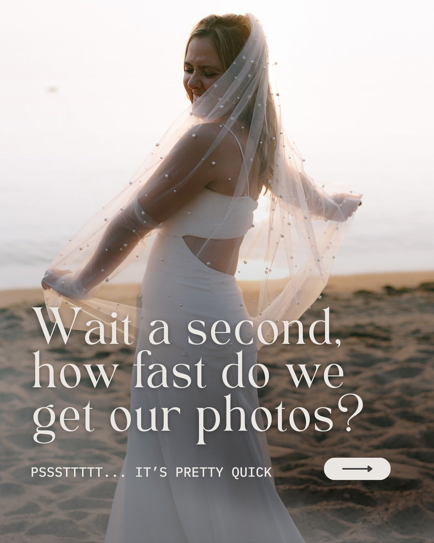🚨 This isn't a joke... 🫣

I really am delivering your FULL gallery in just 3-4 weeks for all 2025 bookings 🎉

If you don't know, I just got married to my wife, Kaylee, in May 2024! Our photographer did an incredible job and we just couldn't wait t