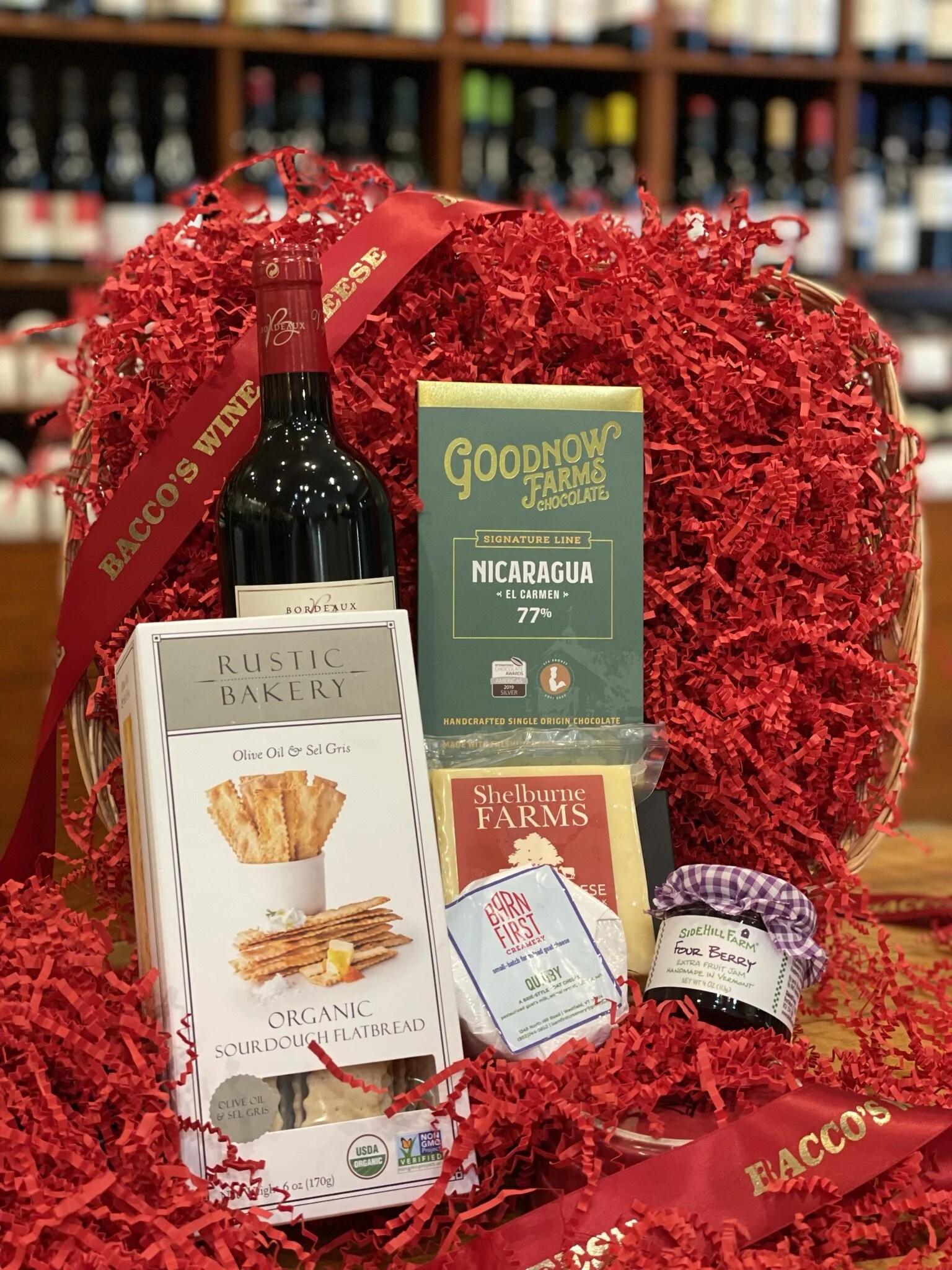 Curated Gift Baskets — Bacco's Wine + Cheese