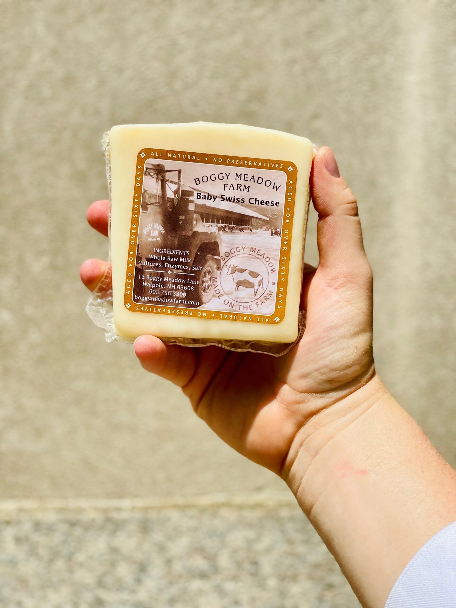 Baby Swiss - Boggy Meadow — Bacco's Wine + Cheese