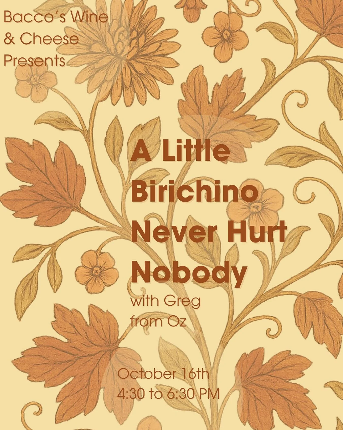 Tomorrow!

Join Greg from @ozwinecompany as we open a few bottles from @birichino_official &mdash; including perennial favorites like the Vin Gris, Malvasia Bianca, and St. Georges Pinot Noir.

We&rsquo;ll also sneak in a Beaujolais from @yohanlardy,