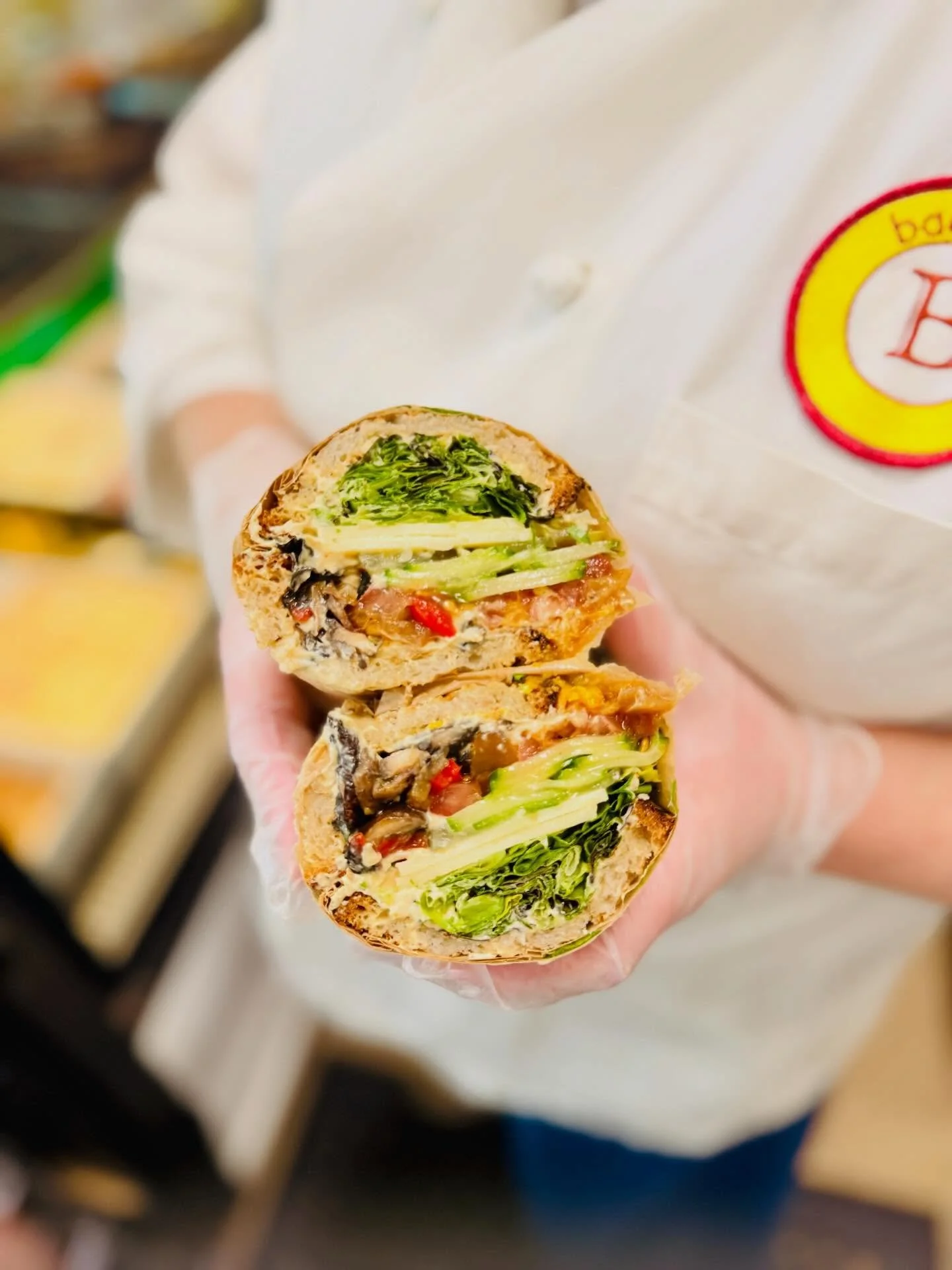 Just your typical Wednesday morning sando glamor shot. Who&rsquo;s hungry?