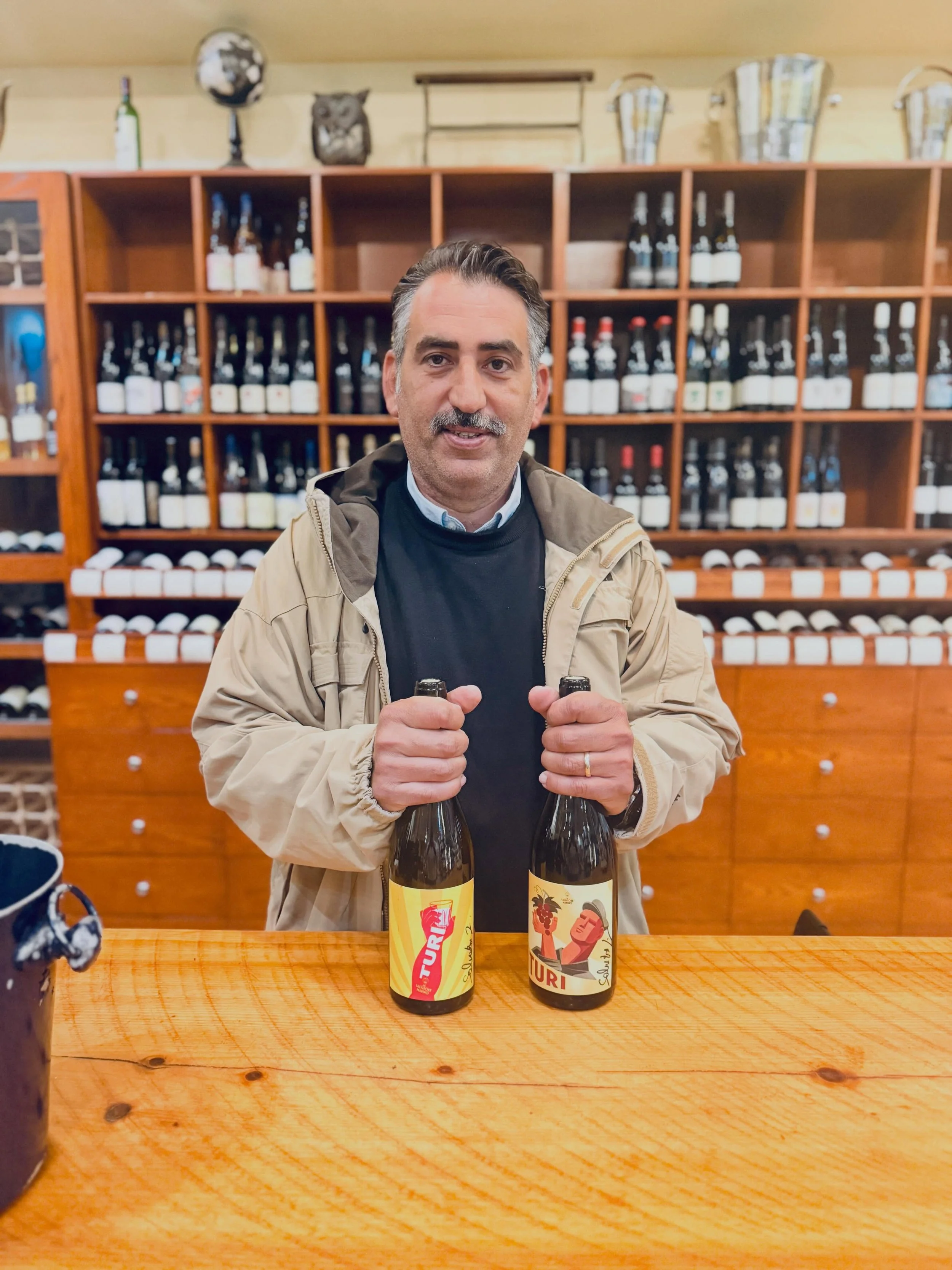 Last night with @turi_marino was a tremendous success. Thanks to everyone who braved the rain, @marimore13 for all her support, and Stefania and Turi for all the hard work they do &mdash; from farming their vineyards to making their incredible wines.