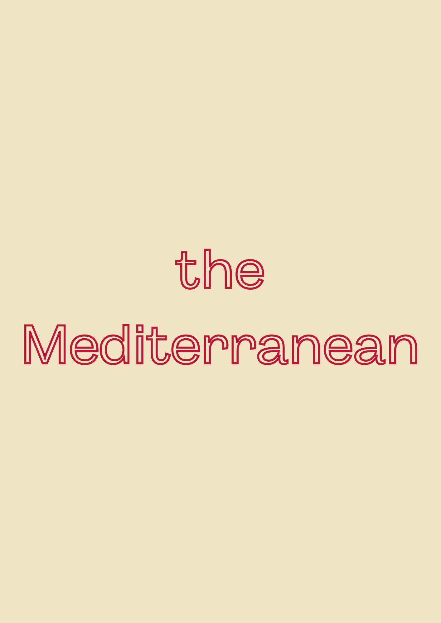 The Mediterranean