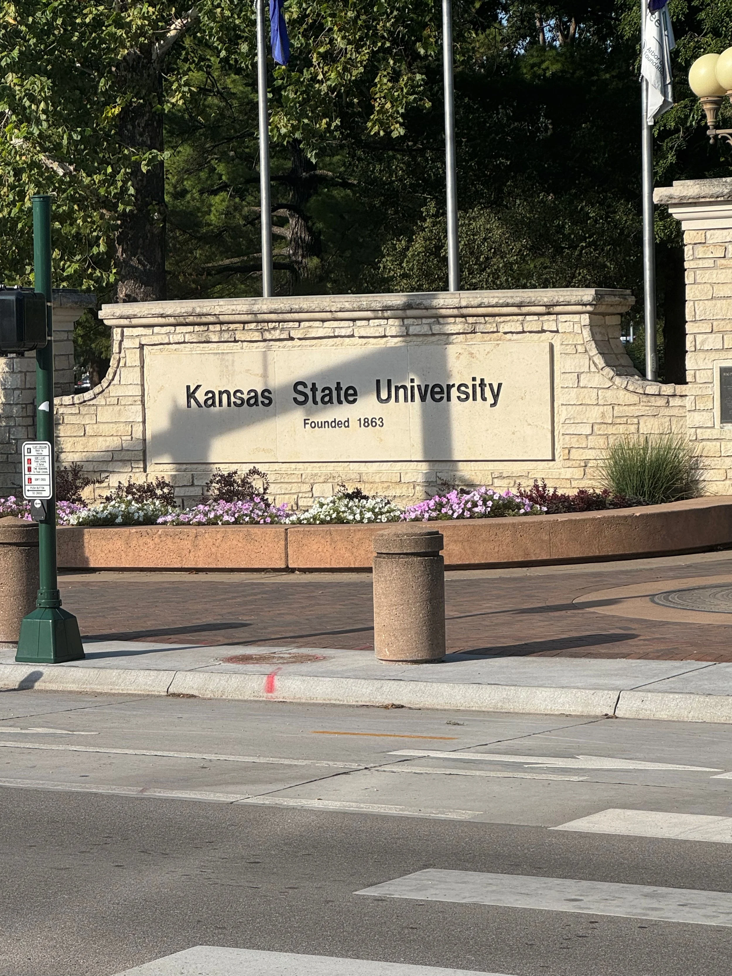 Kansas State University sign