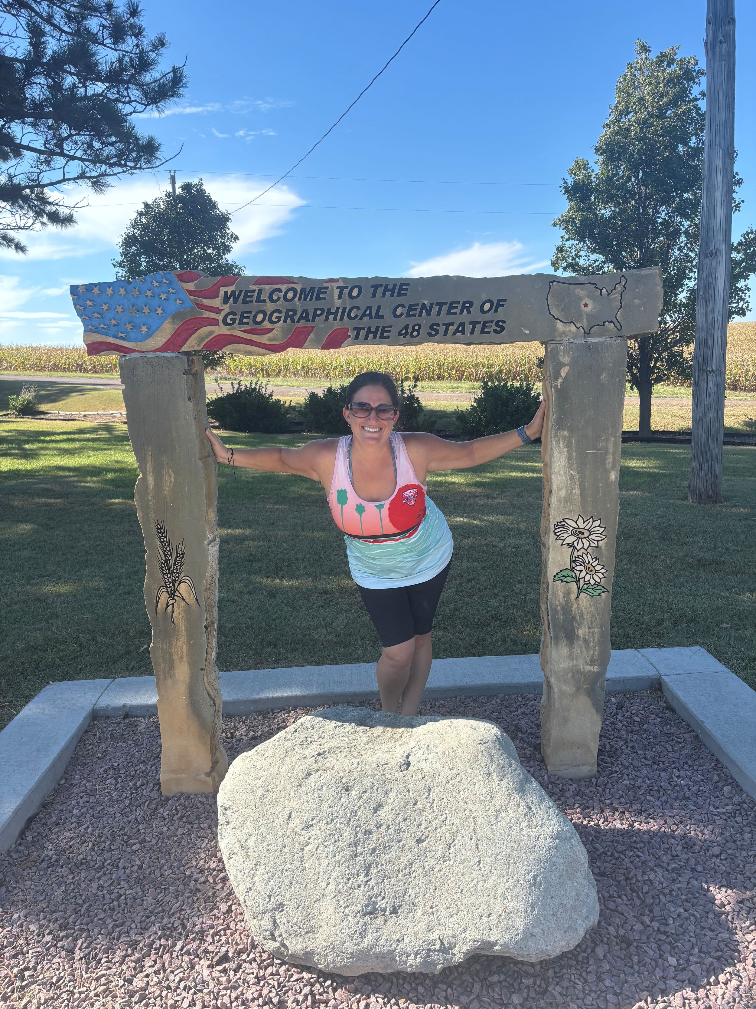 We found a very unique stop on our Kansas road trip - the geographic center of the United States!