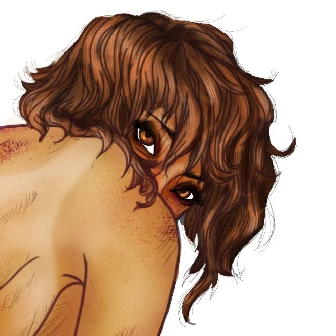 Horror Swimsuit Babe Illustration - Camp Crystal Lake Lifeguard (Friday the 13th) - Undressed