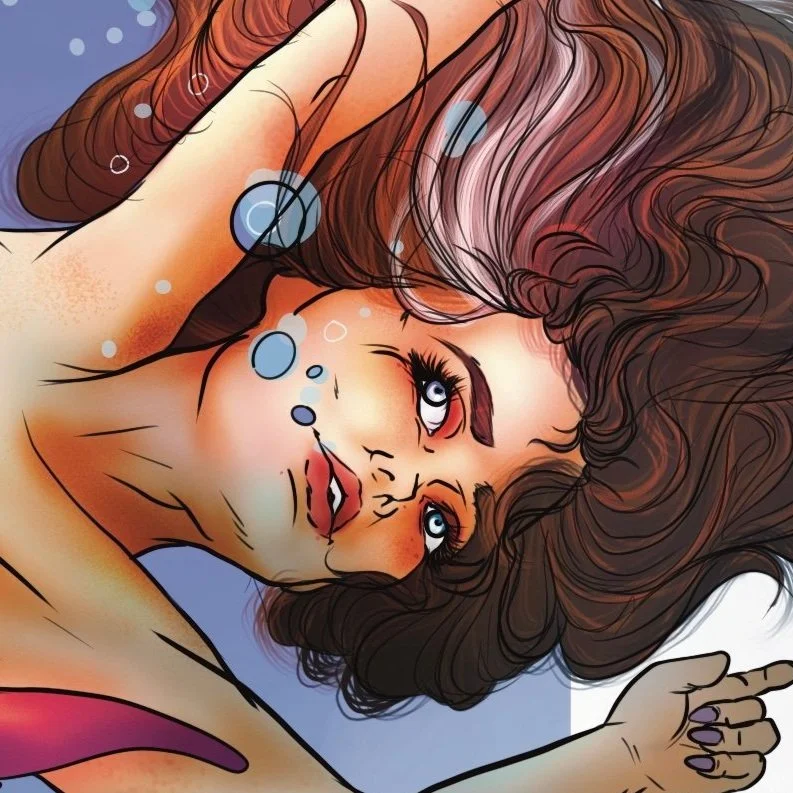 Horror Swimsuit Babe Illustration - Dream Warrior (Nightmare on Elm Street) - Undressed