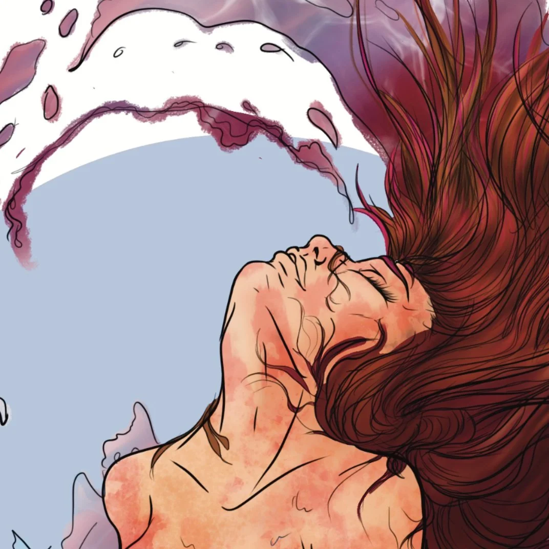 Horror Swimsuit Babe Illustration - Dream Warrior (Nightmare on Elm Street) - Undressed