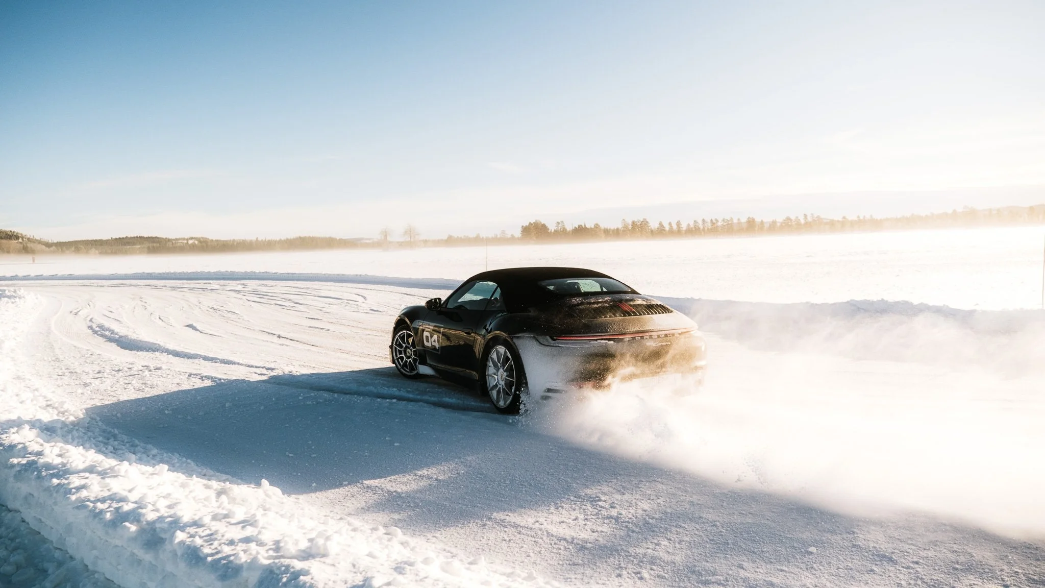 Porsche Lappland Schweden Ice Experience Kai Riemer