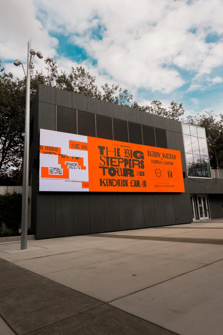 The Big Steppers Tour billboard