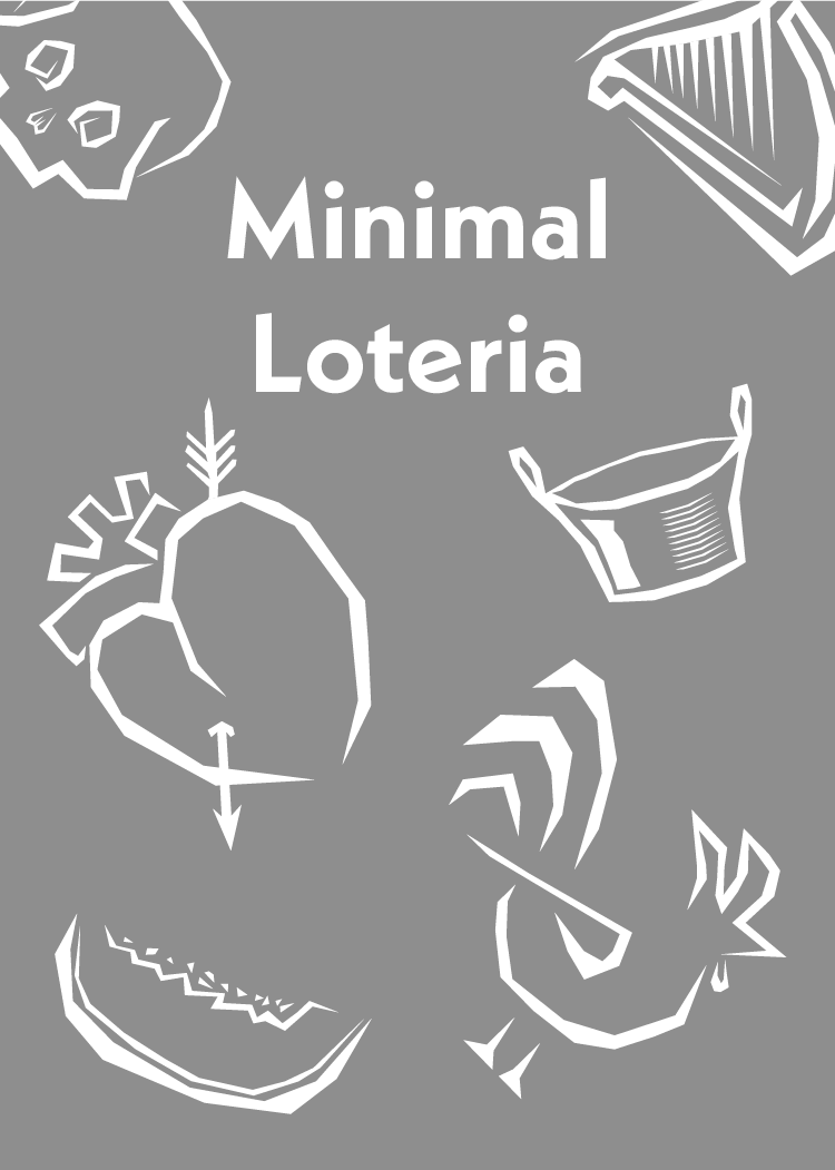 One of 52 icons made for a redesigned Lotería board game.