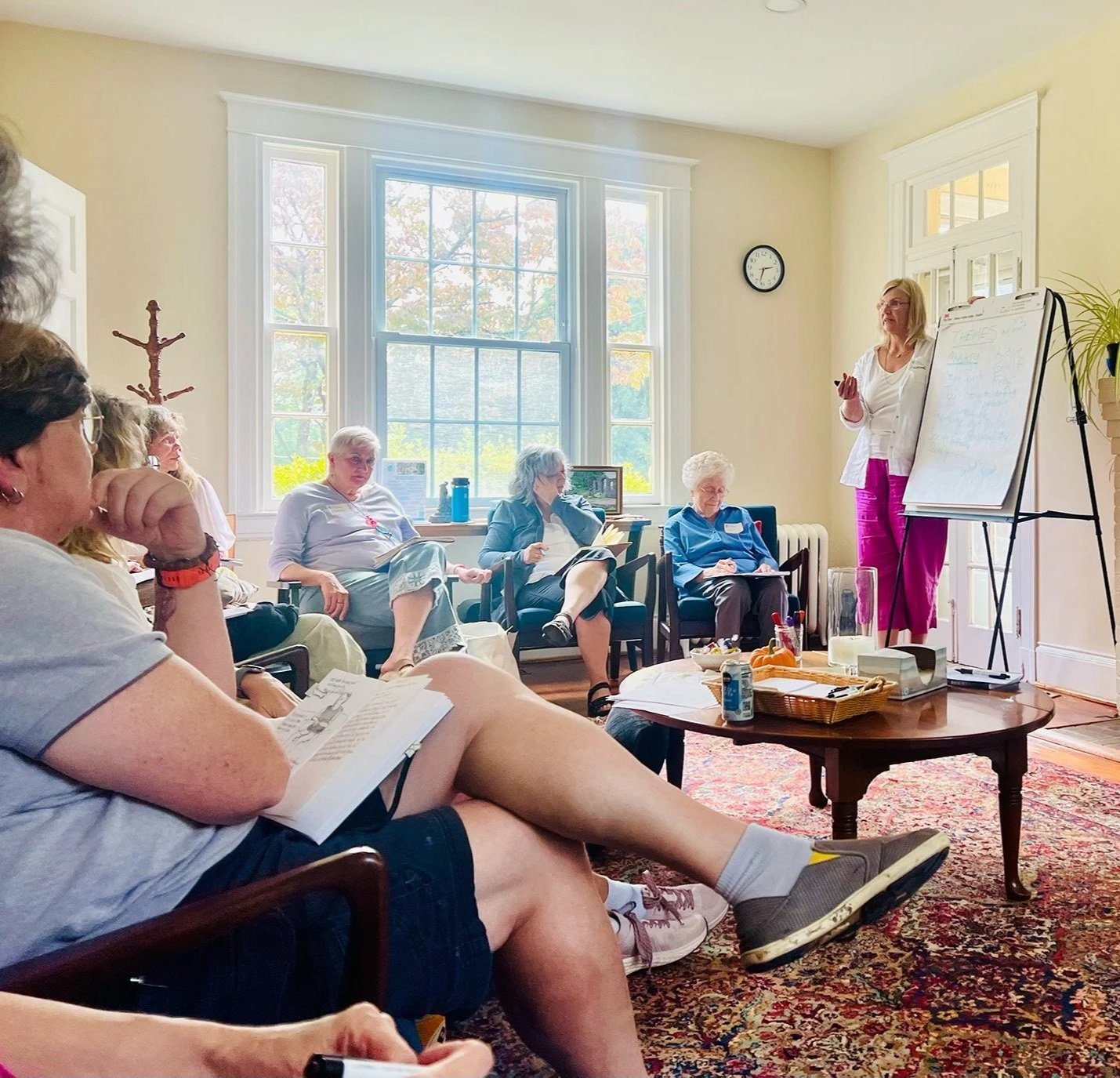 Arianne presenting at a group workshop