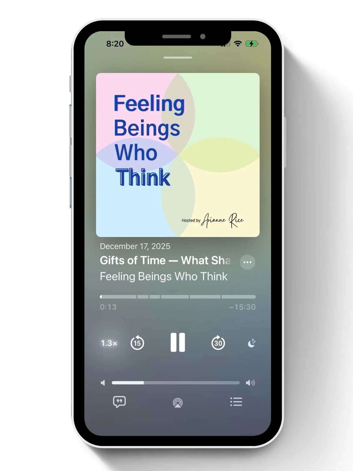 In 2020, I started a podcast