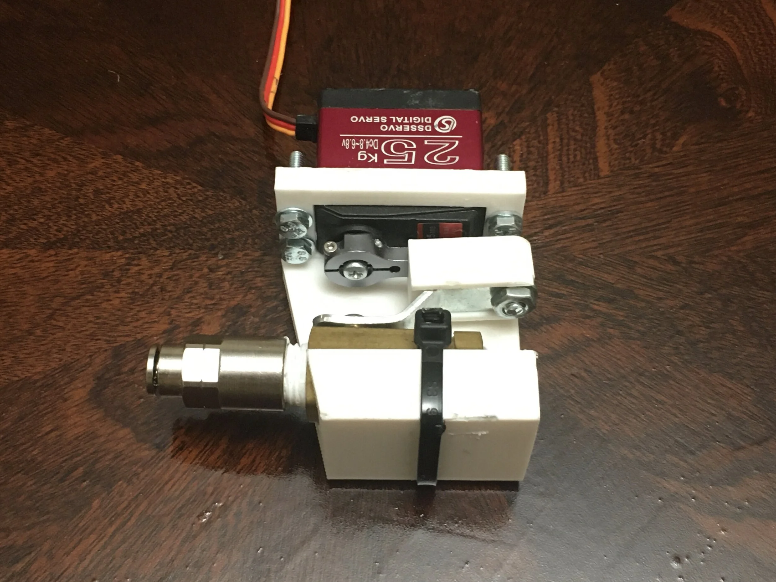 ServoActuated Ball Valve — Half Cat Rocketry