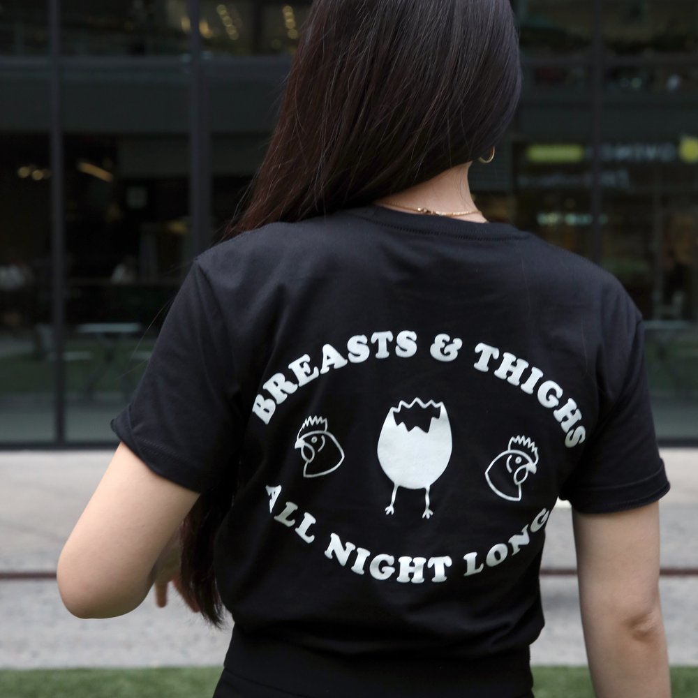 Breasts & Thighs All Night Long T-Shirt — HATCH