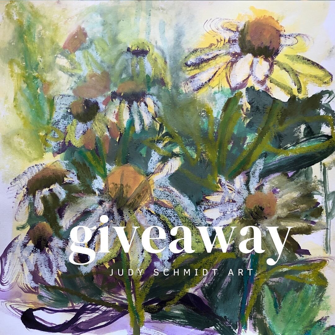 ✨ G I V E A W A Y ✨
One more day to enter as many times as you&rsquo;d like! 

The three winners will be announced tomorrow 🤩

Visit my website to see all of my available art!
www.judyschmidtart.ca

Enter to win:
Paper Study, acrylic + oil stick
12 