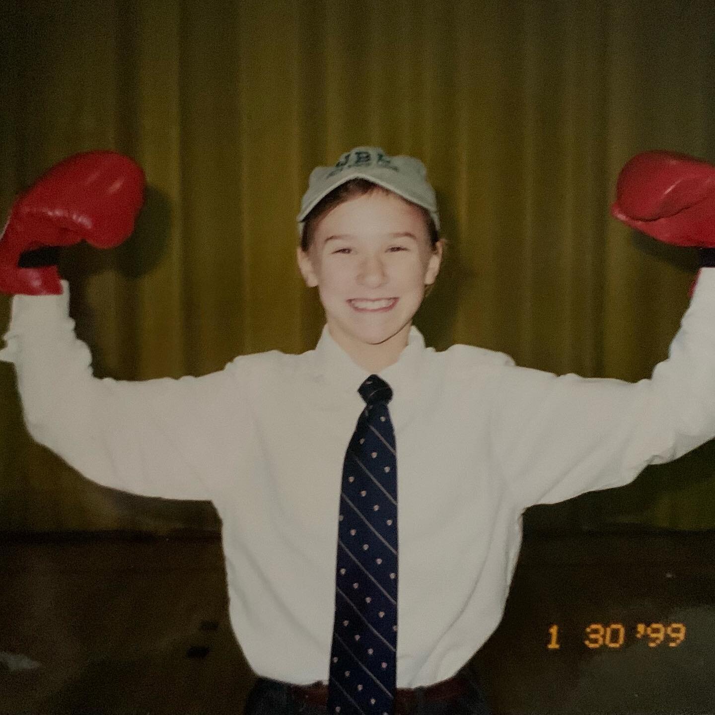 Yesterday, I picked up a new #partytrick. I learned how to control my right lazy eye while keeping my left eye still&hellip;without blinking. Not sure if I&rsquo;ve mastered it yet&hellip;hence this 6th grade photo of me from a play. Stay tuned.
