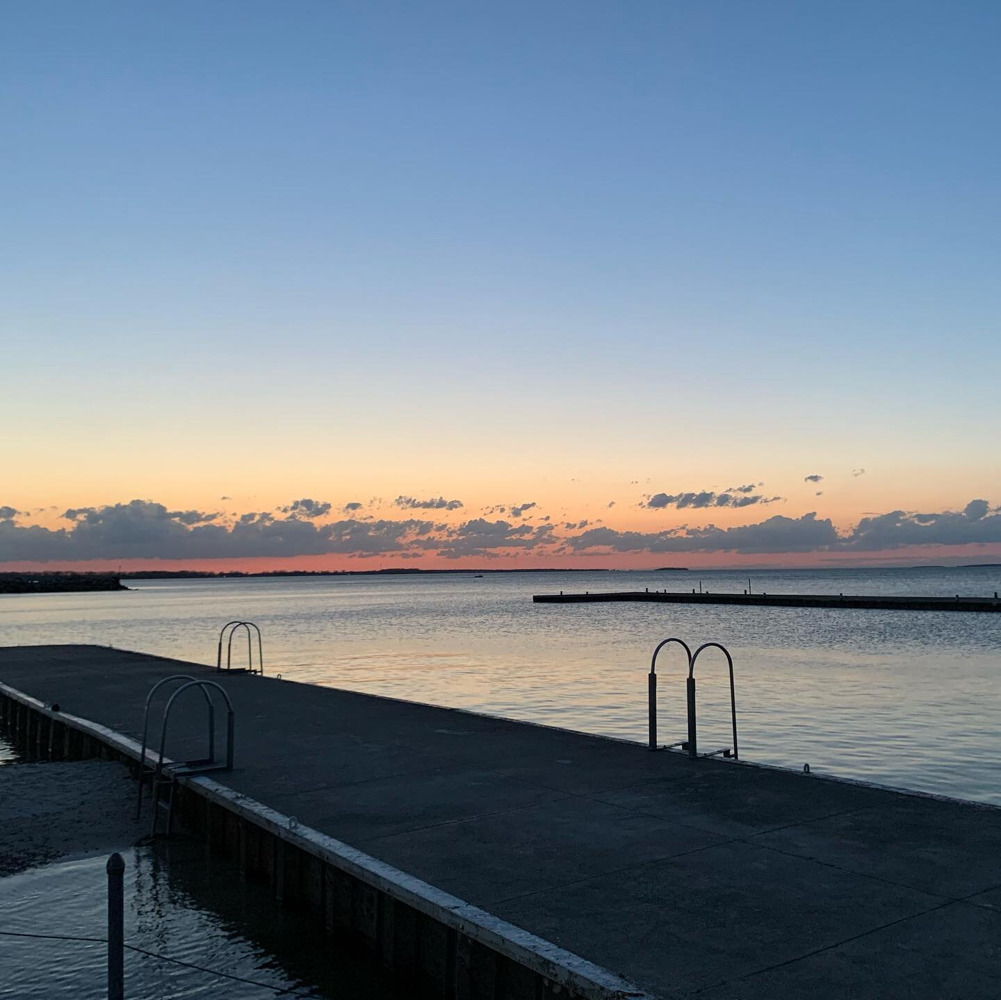 #sunsetyoga on the pier