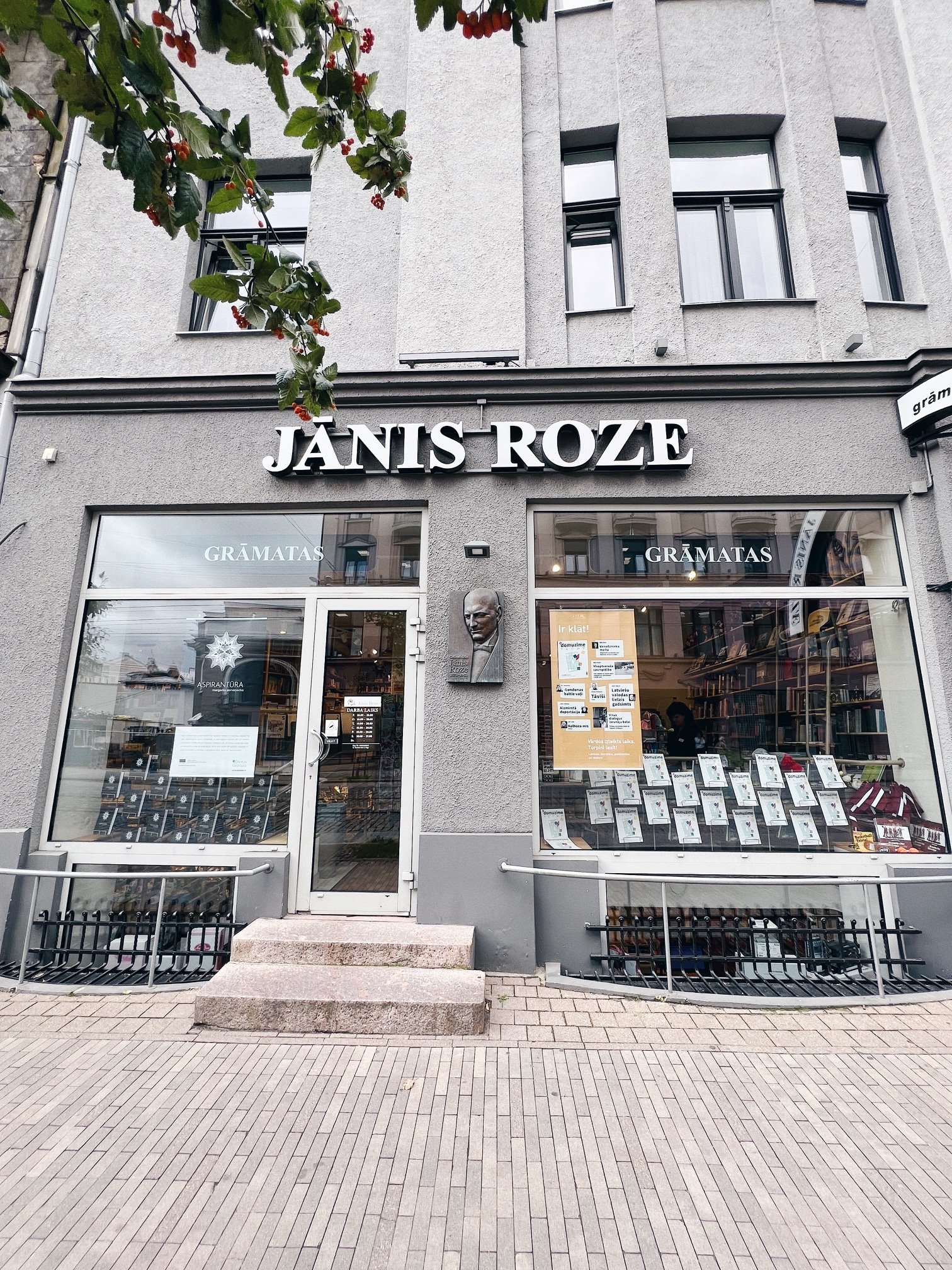 Janis Roze bookstore in Riga Latvia - photo by ashley whitlatch - booksaremythirdplace3.JPG