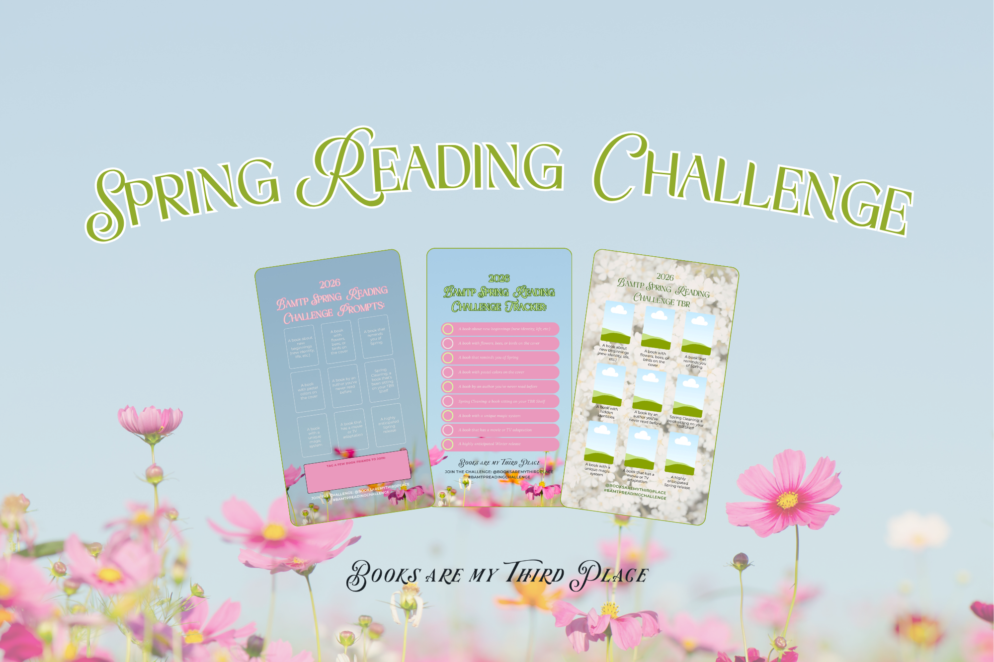 How to Read More Fiction in 2026: Join the Spring BAMTP Reading Challenge with Fantasy Book Prompts for a Perfect Spring TBR