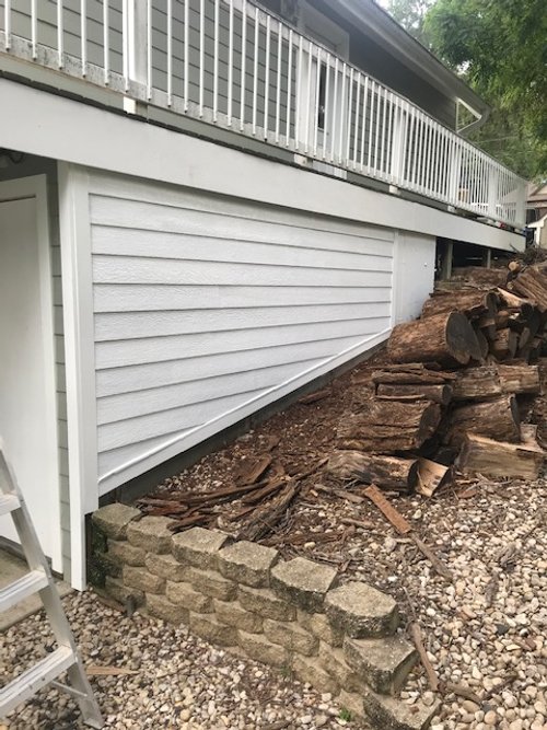 After: Wood Siding Repair