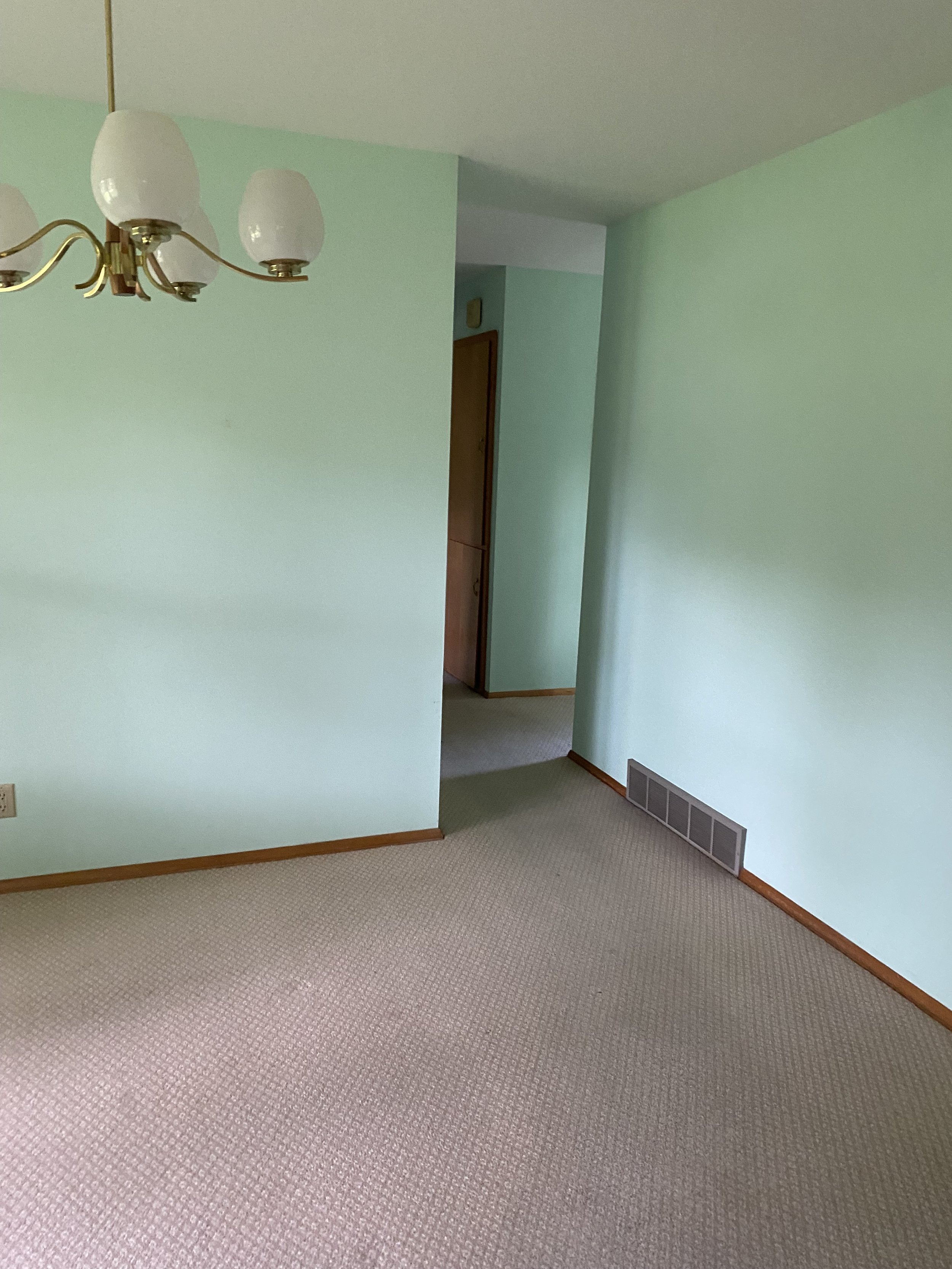 Before: Mint Dining Room