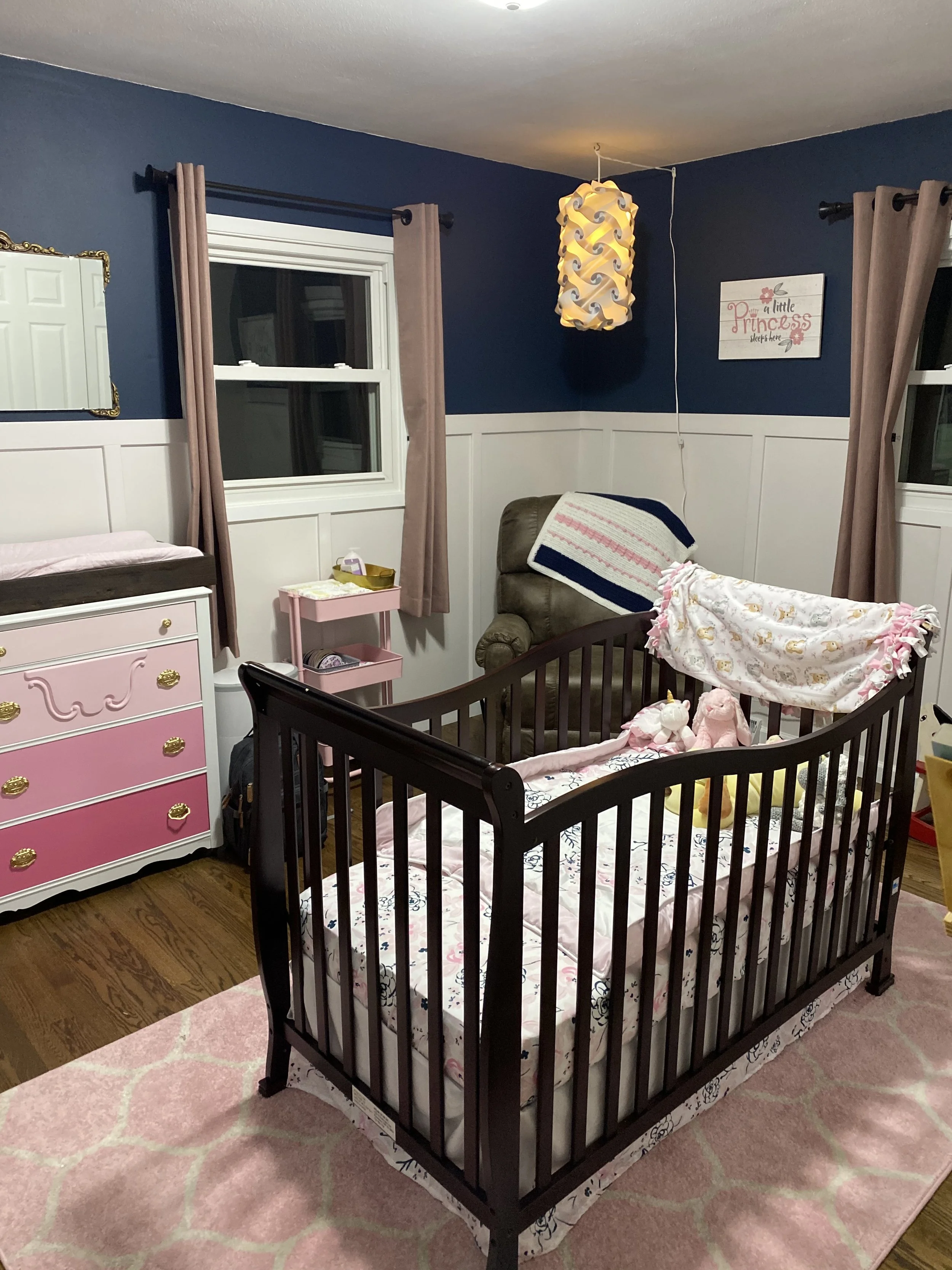 Nursery: Accent Wall Trim