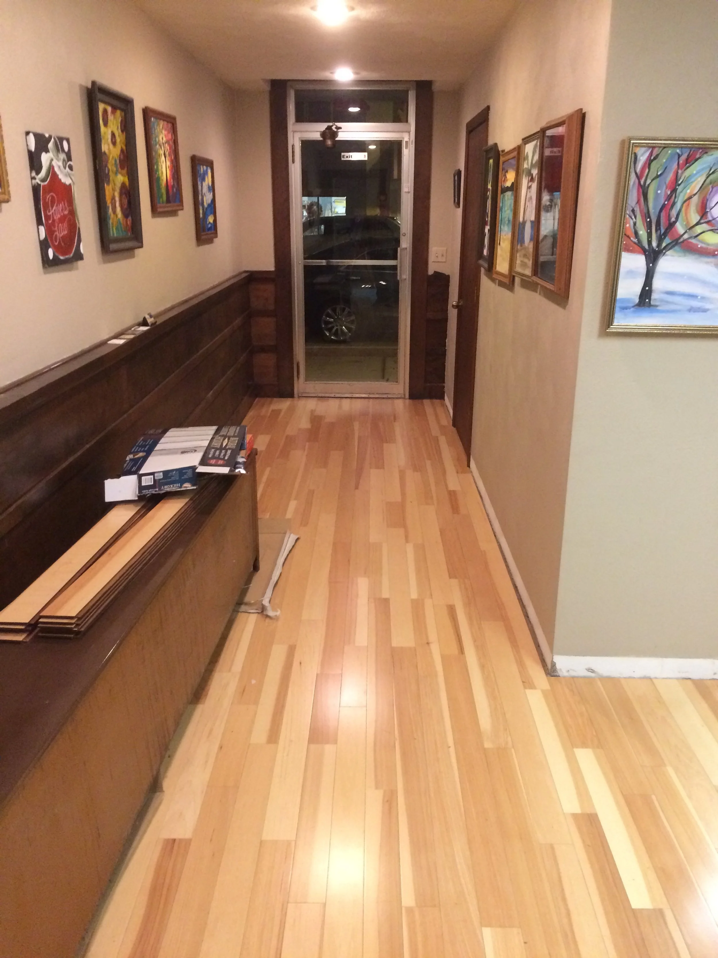 Flooring Installation.