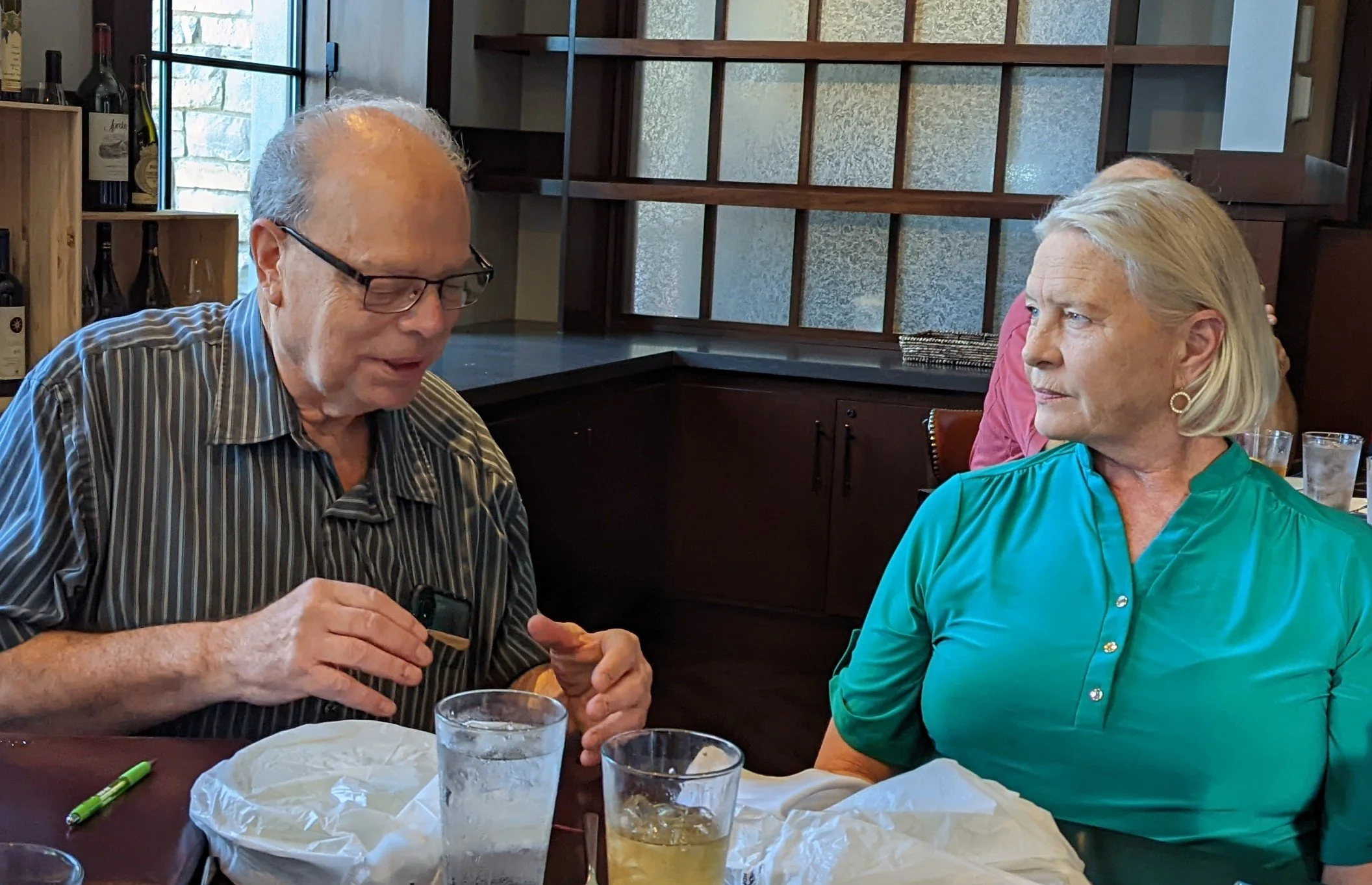 DRUANN CARLSON discussing pre-production with ROBERT J. BUHL