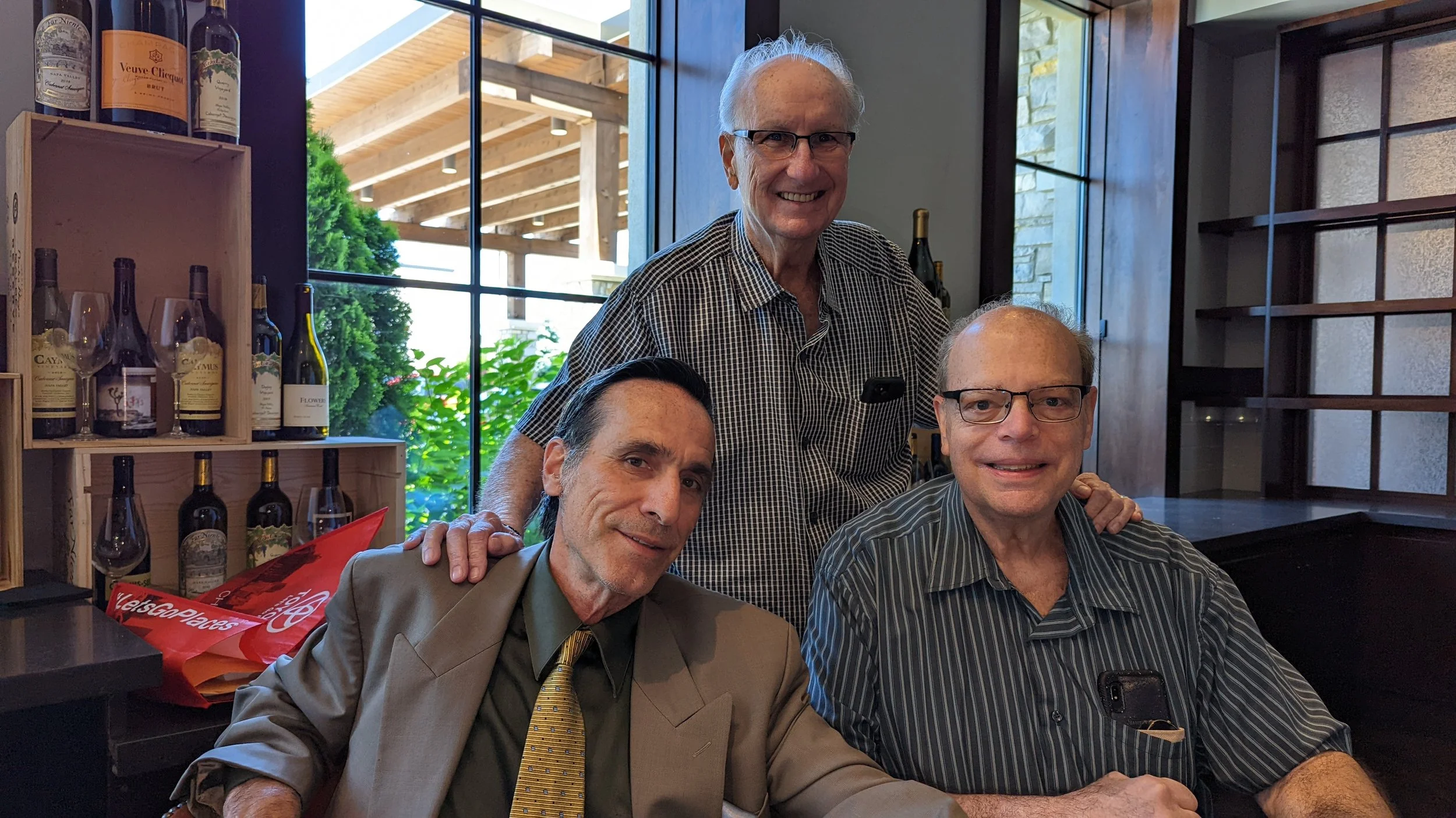 Robert J. Buhl with Joe Cullotta and award winning actor PETE BERWICK