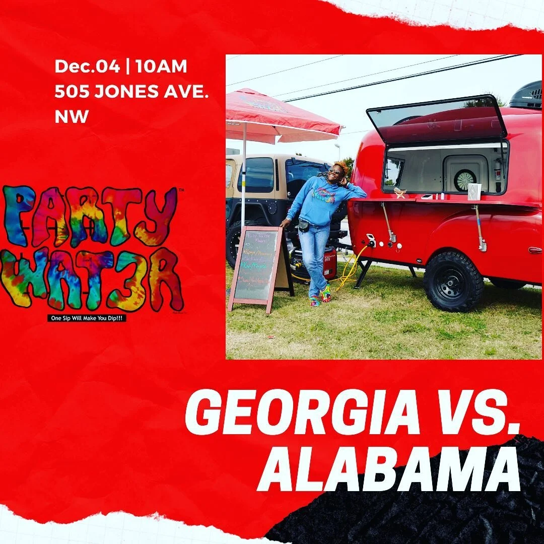 Happy Friday My Peeps!!! Party Wat3r will be set-up at the corner of Jones Ave. and Northside Drive tomorrow from 10-Until for the SEC Championship Game, I&rsquo;ll see ya there!!! #PartyWat3r
#socialintrov3rt #regalbegalinc #browngirls #hbcugraduate