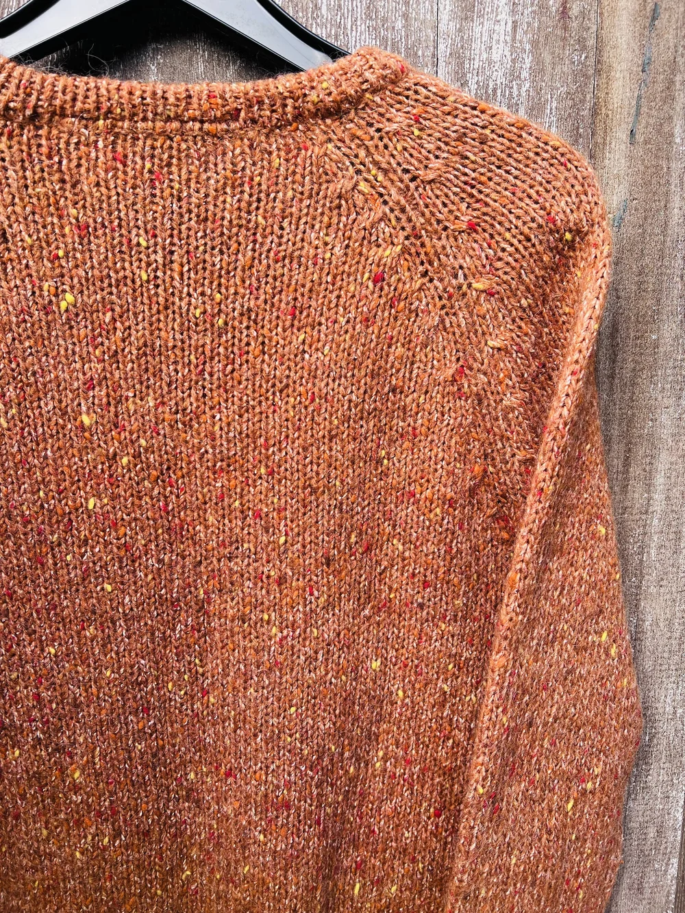 Orange Flecked Sweater — Harpy Vintage
