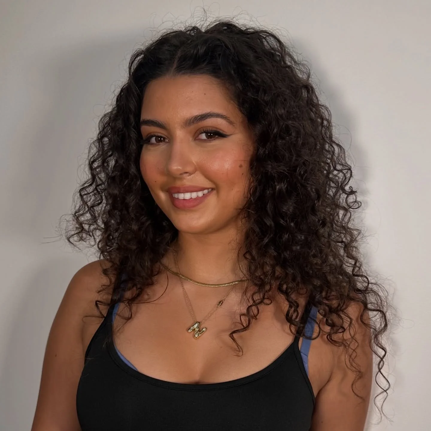 Soft glam with baby wing using cream products to create a dewy look 😇 #model @nesrine_essafi