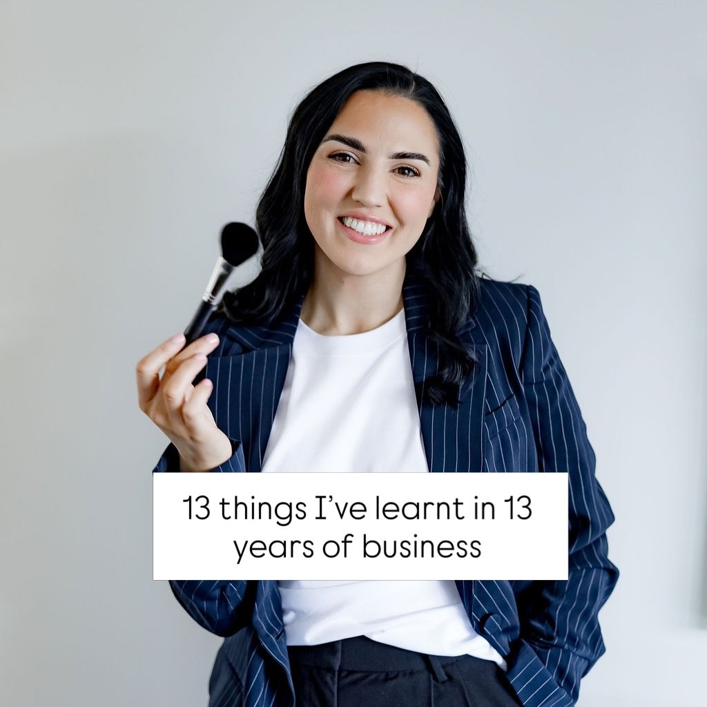 13 THINGS I'VE LEARNT IN 13 YEARS OF BUSINESS 

When I started doing makeup I honestly had no idea where it would take me how much I&rsquo;d learn or just how much I would change along the way.
I&rsquo;ve learnt so much about makeup of course but eve