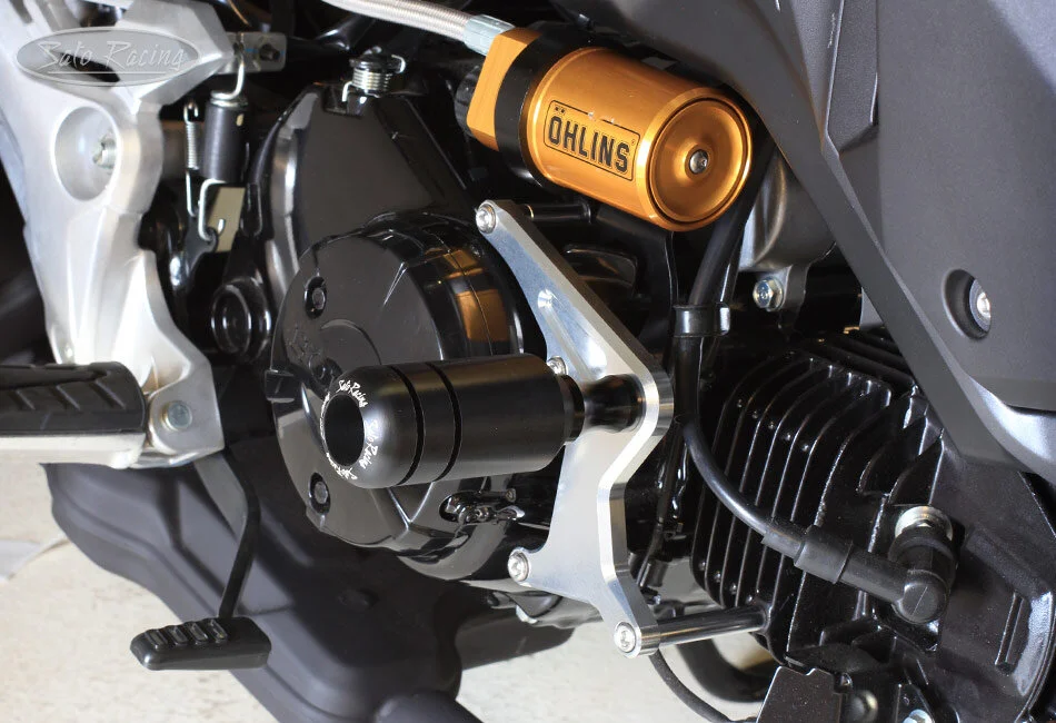 Motorfiets Sliders Frame Voor Honda Grom MSX125 MSX125SF MSX 125 125SF 2013-2019 2018 2020 2021 Swingarm Sliders Spoelen CNC Swing Arm Stand Schroef 8mm ( Kleur : Groen