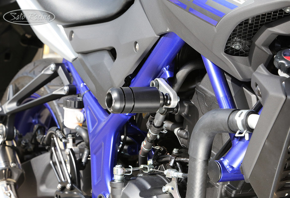 Slider Dianteiro Nylon Motos Yamaha Mt03 Mt 03 2015 / 2021