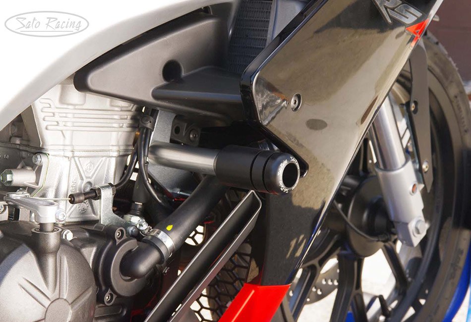 Paire De Supports Repose-pieds Pour Aprilia Mojito 125 (2003-2007) - Occasion En état De Fonctionnement