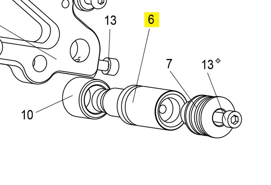 Replacement FOOT PEG for SATO RACING Race Concept Foot Peg for Ohvale