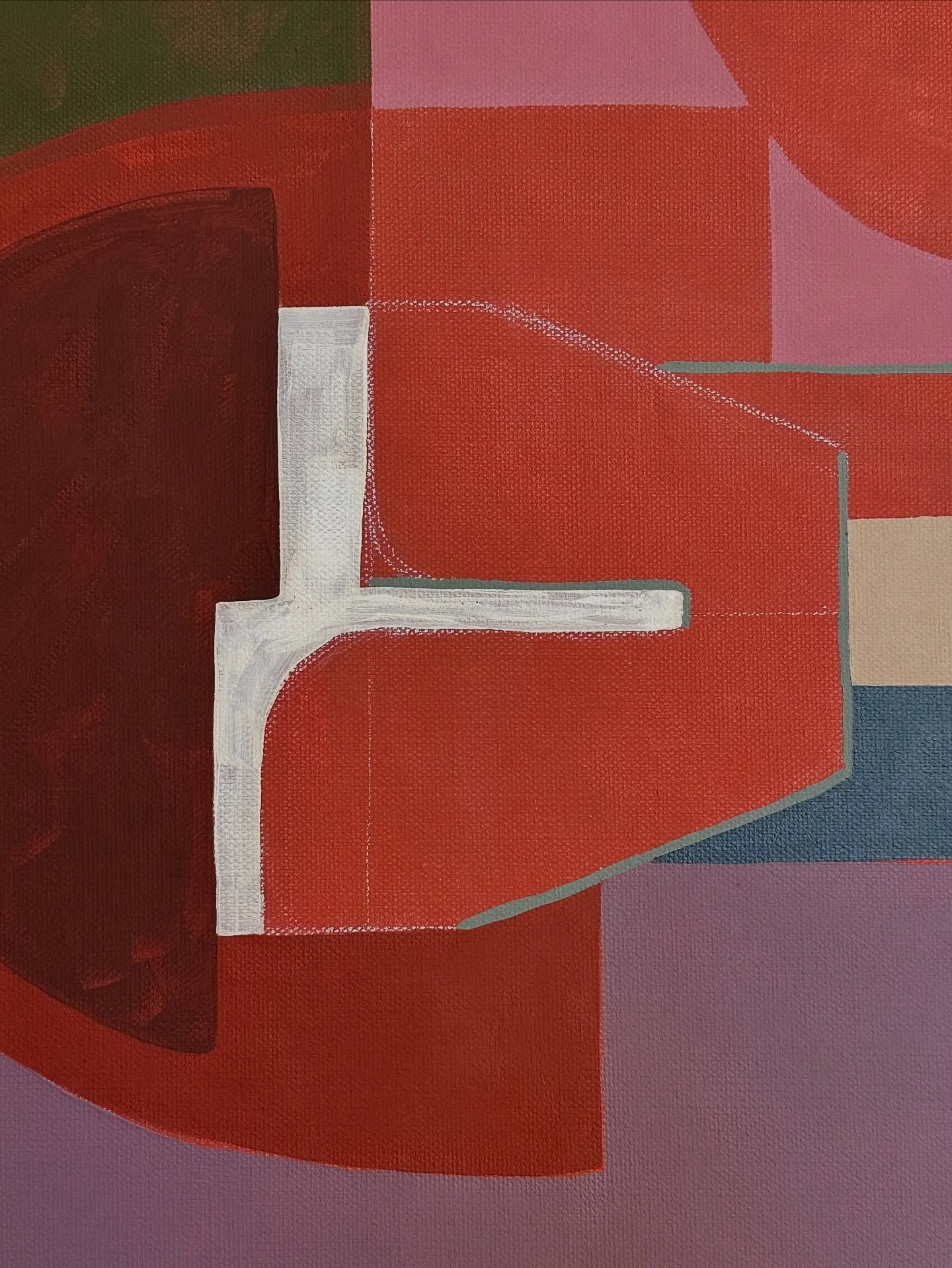 New work in progress 🎭 

#contemporaryart #wip #modernartwork #australianartist #portrait #geometricdesign #abstraktekunst #watchthisspace #statementart #brisbane #interiordesign #painting