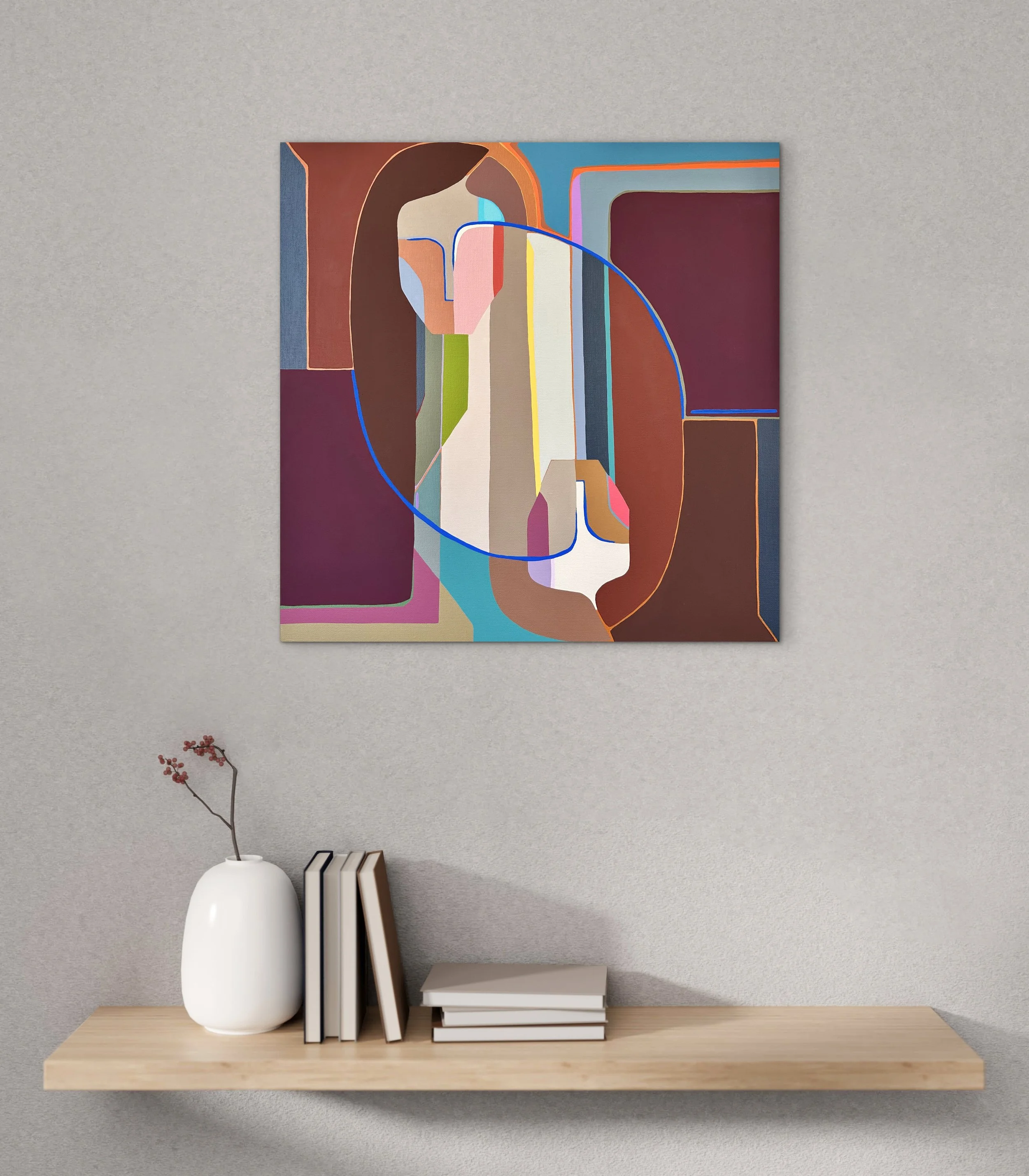 Kin original artwork by Brisbane artist Gina Ward for sale, buy now online