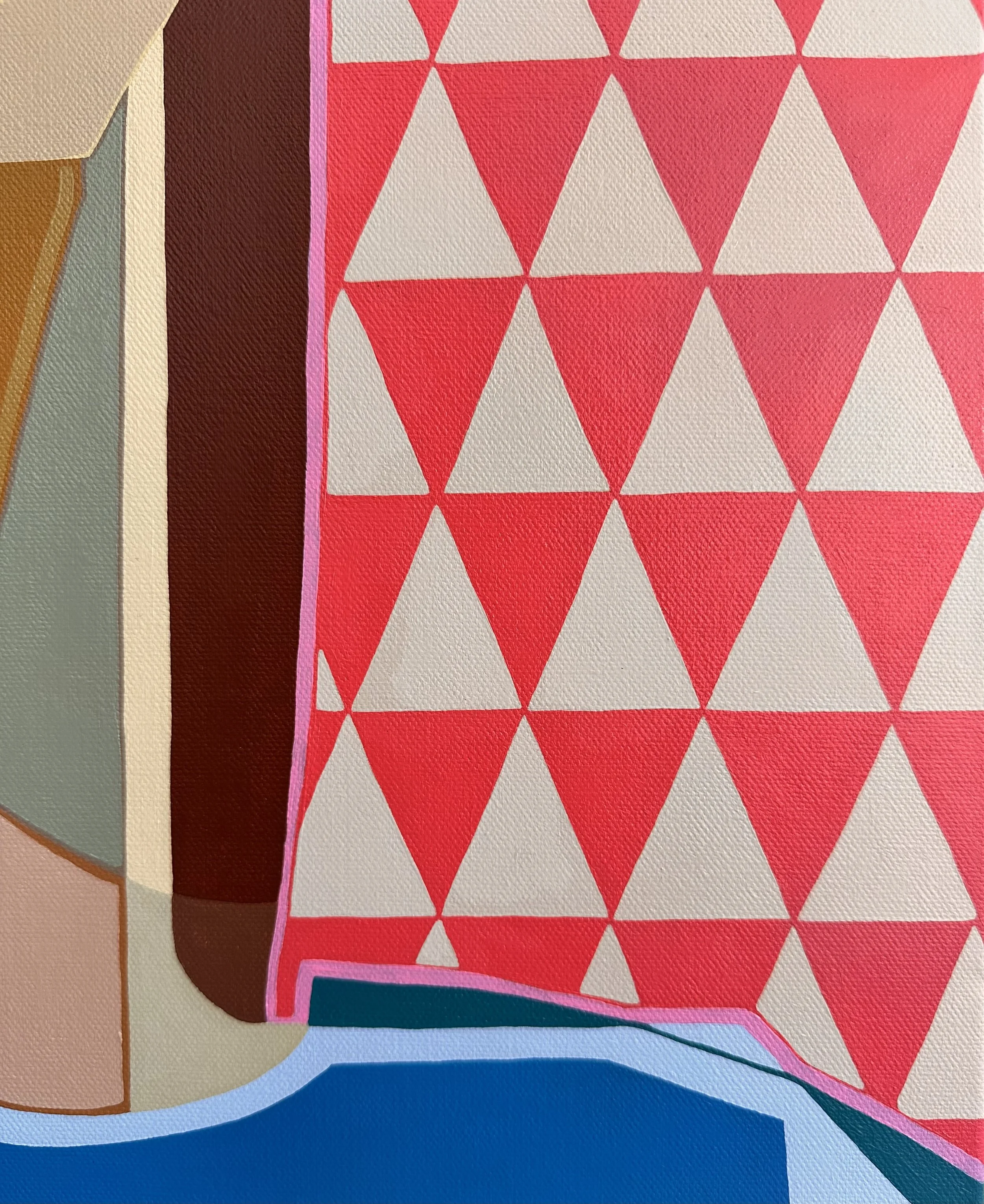 Abstract female-inspired statement artwork for collectors and art investors.