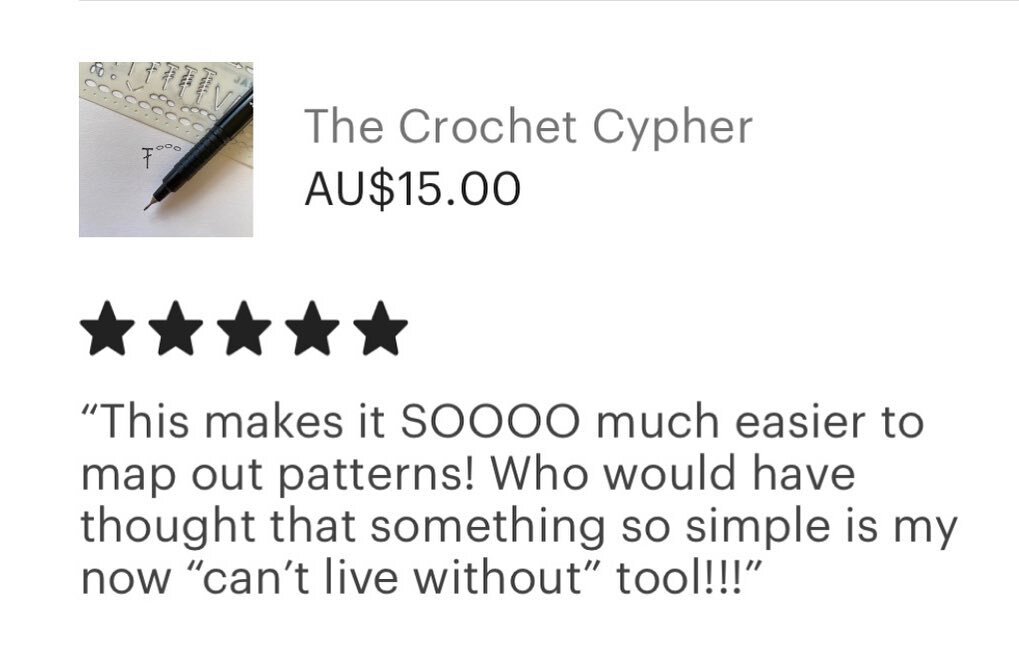 Here&rsquo;s what our customers are saying about @thecrochetcypher !!! 
Feeling the love ❤️!! Thank you to our wonderful global crochet community. #crochet #crochetersofinstagram #crochetsymbols #crochetchart #crochetpatterns #uncinetto #uncinettocre