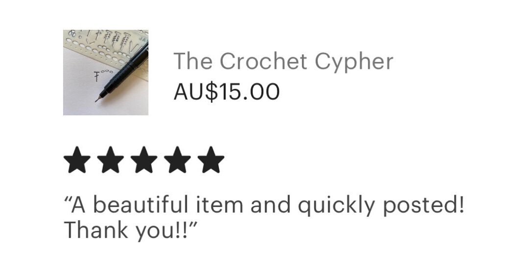 Here&rsquo;s what our customers are saying about @thecrochetcypher !!! 
Feeling the love ❤️!! Thank you to our wonderful global crochet community. #crochet #crochetersofinstagram #crochetsymbols #crochetchart #crochetpatterns #uncinetto #uncinettocre