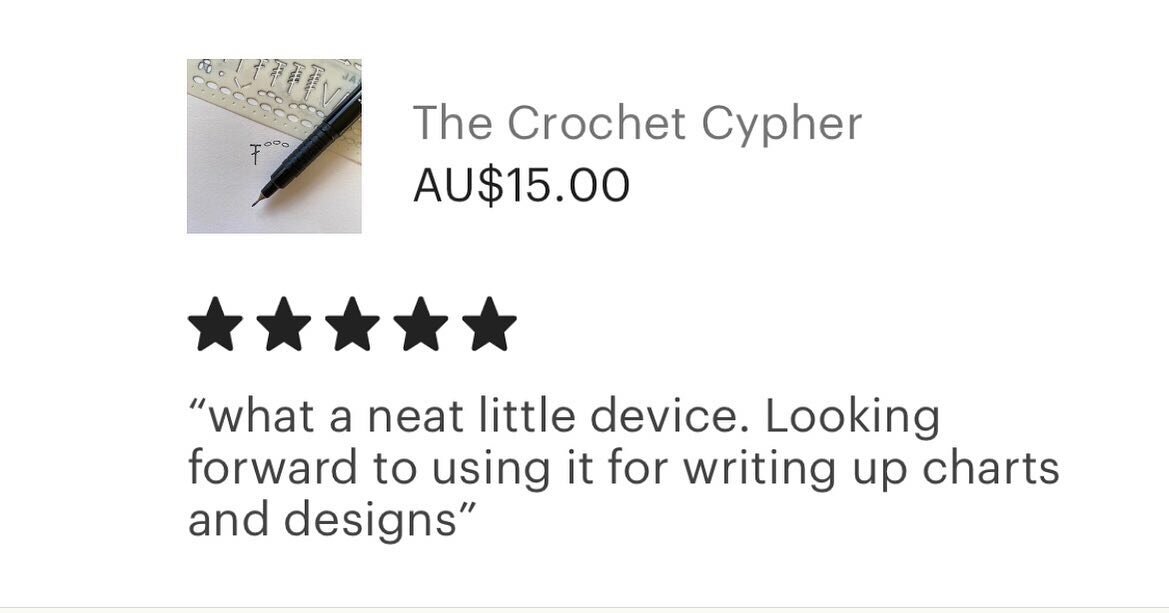 Here&rsquo;s what our customers are saying about @thecrochetcypher !!! 
Feeling the love ❤️!! Thank you to our wonderful global crochet community. #crochet #crochetersofinstagram #crochetsymbols #crochetchart #crochetpatterns #uncinetto #uncinettocre