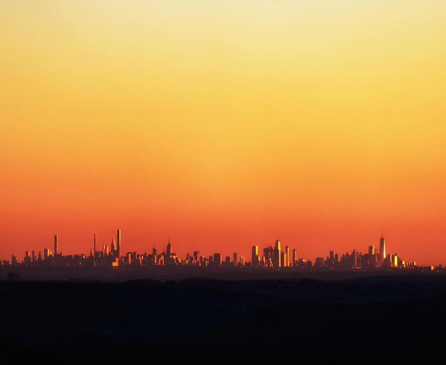 Manhattan from black mountain.