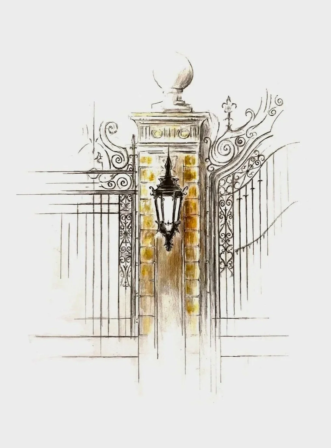 Gate Lamp, Newport