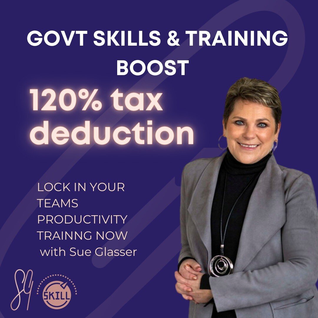Would you like to get paid to run skills training for your team? Now you can! 

GREAT NEWS FOR YOUR TEAM TRAINING BUDGETS!
For every $100 you spend on training, you get a $120 tax deduction.

The Government is supporting small businesses to upskill t