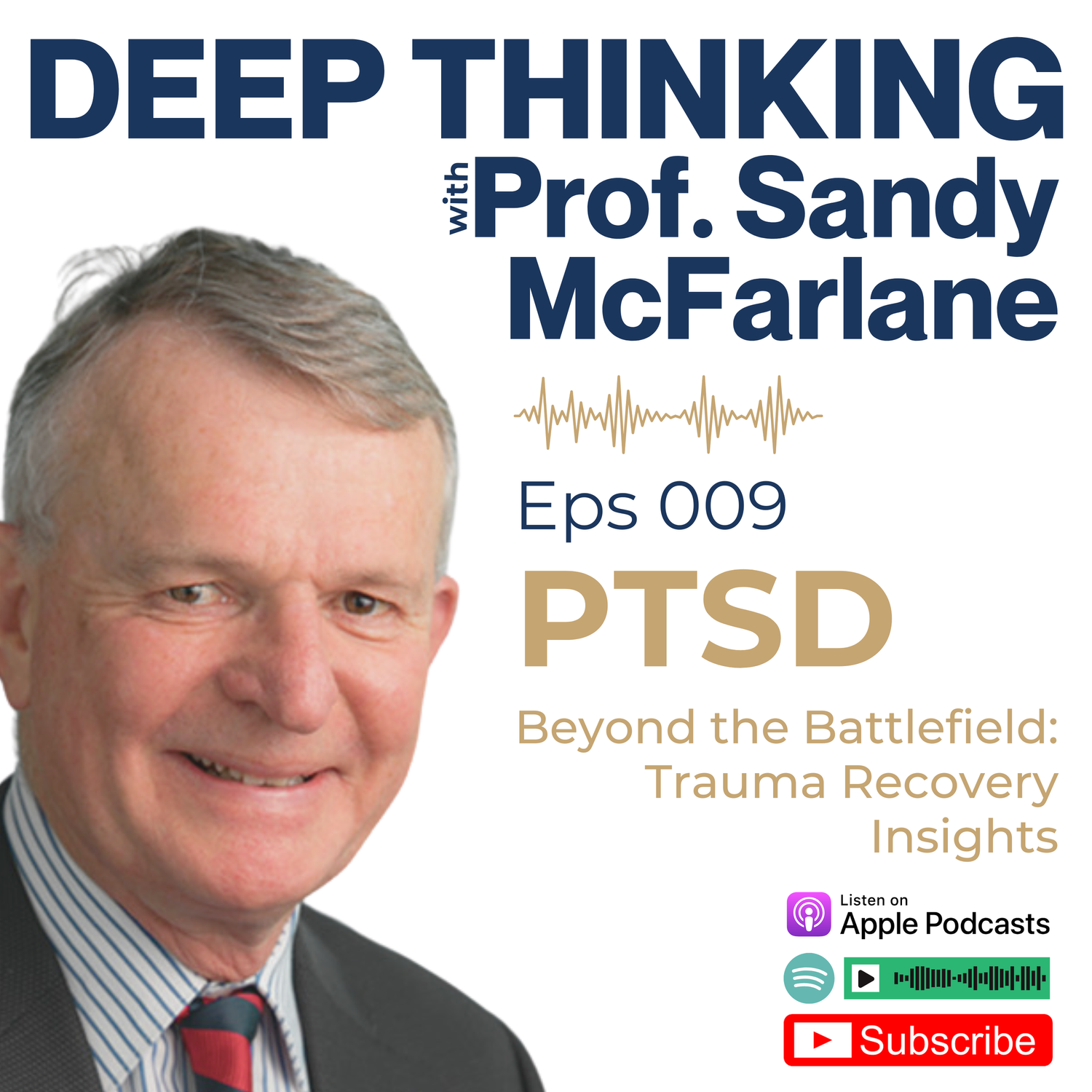 PTSD Beyond the Battlefield: Trauma Recovery Insights with Prof. Sandy McFarlane episode artwork