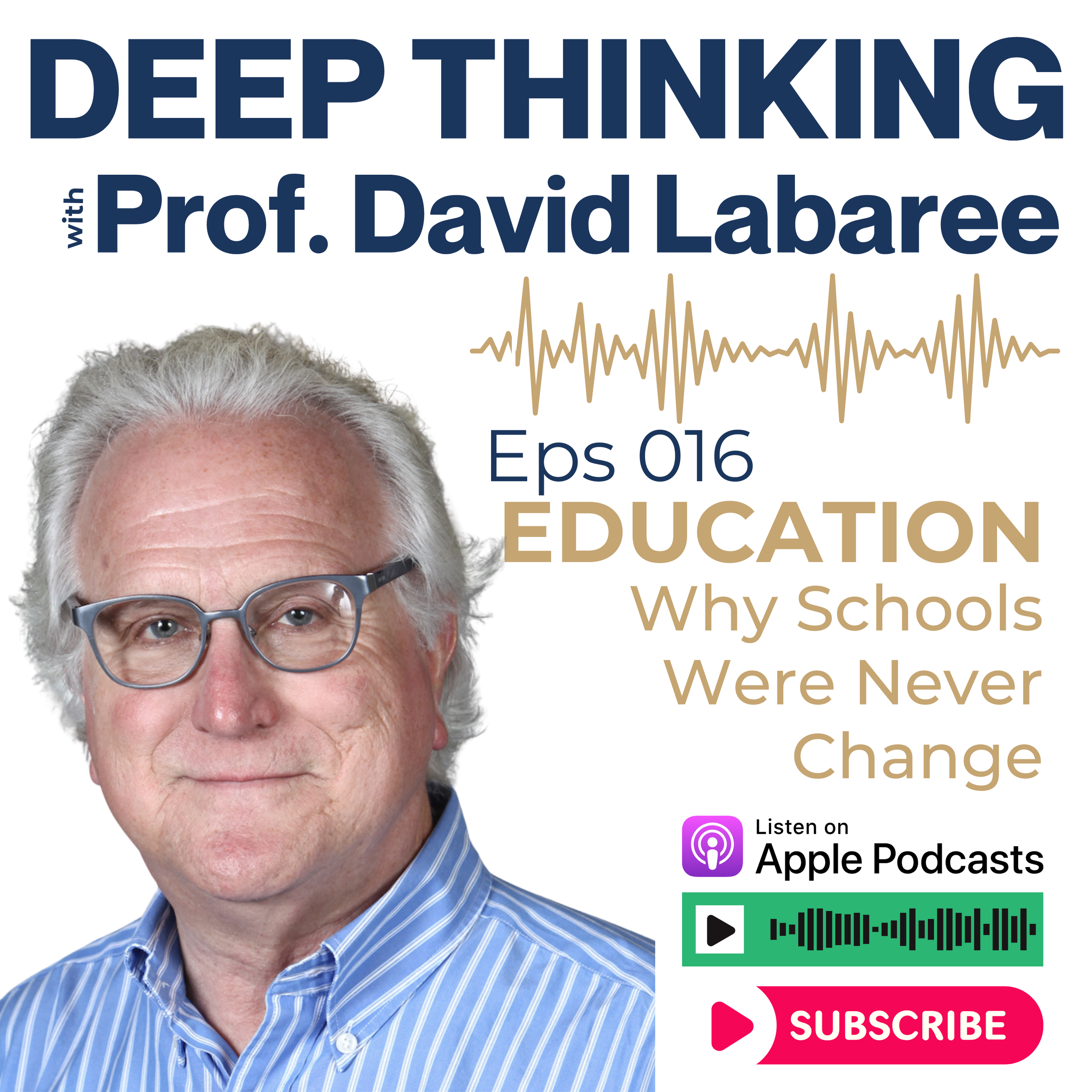 Prof. David Labaree: Why Schools Were Never Meant to Change: The Hidden Logic of Education | EPS 016