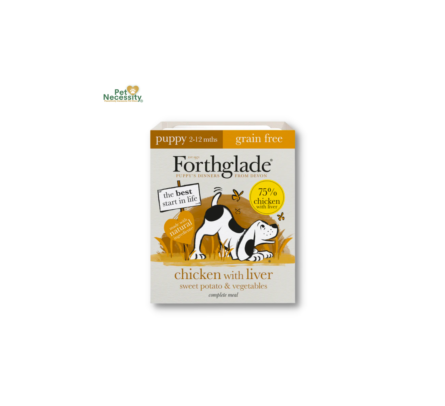 Forthglade Complete Grain Free Puppy Variety with Liver Veg